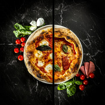 Pizza, Bufalina, Salame