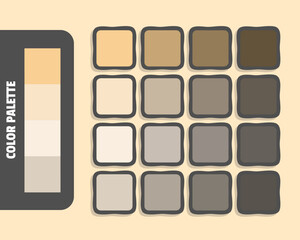 Khaki bisque linen lightgray color palette, colour matching, rgb colors, harmonious colours catalog