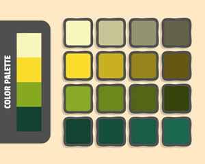 Lemonchiffon gold olivedrab darkslategray color palette, colour matching, rgb colors, harmonious colours catalog