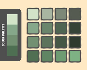 Lightgray darkseagreen gray dimgray color palette, colour matching, rgb colors, harmonious colours catalog
