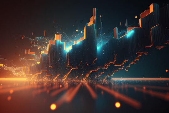 Cyberspace background futuristic electric lighting