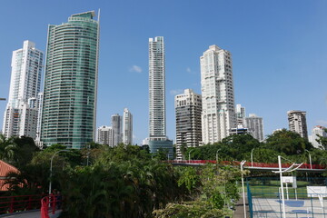 Hochhäuser in der City von Panama-Stadt