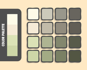 Oldlace antiquewhite palegoldenrod silver color palette, colour matching, rgb colors, harmonious colours catalog