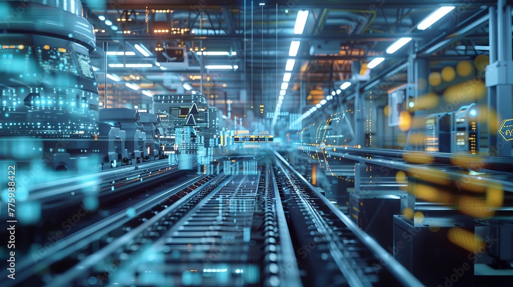 Poster Using automation and data exchange in manufacturing technologies to create smart industries...