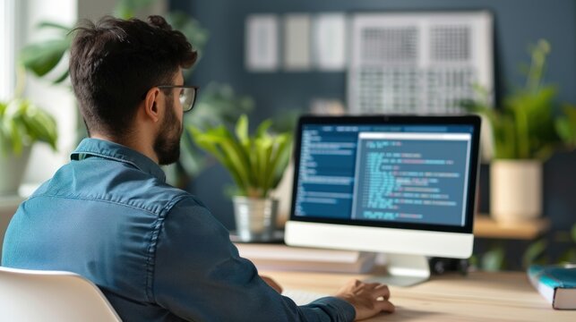 Tech-focused resume template featuring a modern design with sections for coding skills