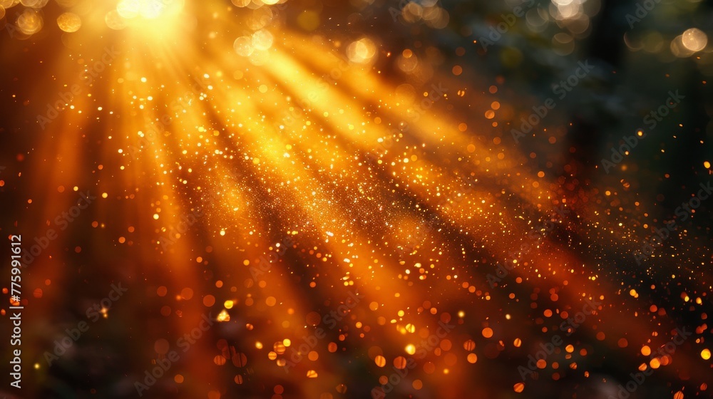 Poster sun flash modern with rays and spots. special lens flare effect for your design.