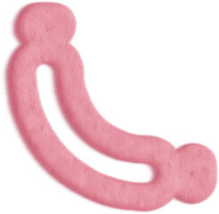 Sausage Pink Fluffy Icon