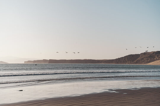 sunset on the beach