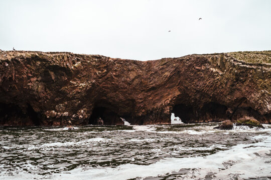 beach and rocks in island