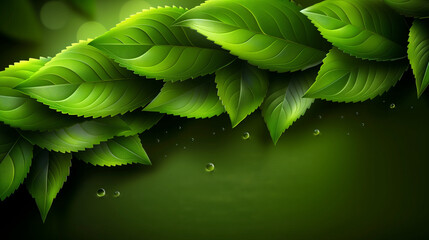 Fototapeta premium Leafy background