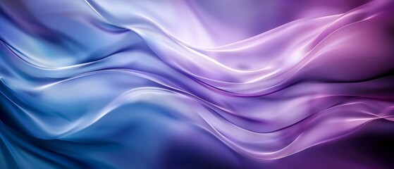 Captivating swirls of vivid purple and soft blue hues create a mesmerizing, ethereal vortex of movement and energy.