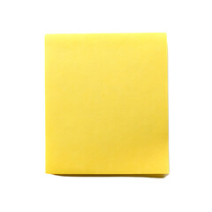 sticky note with shadow isolated on transparent background