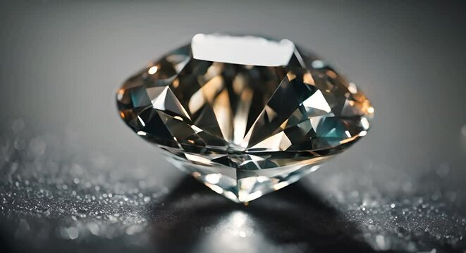 Close up of a diamond.