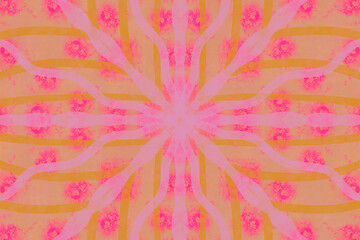 Pink and yellow pattern background