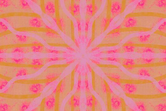 Pink and yellow pattern background