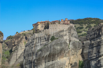 Heavenly Sanctuaries: Churches Perched on the Cliffs of Meteora, Greece