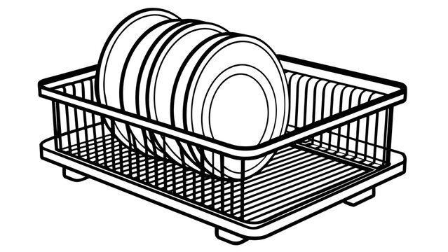 Dish rack and svg file