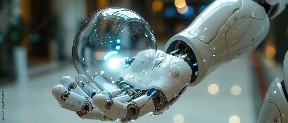 Aufkleber Business chatGPT programming development. Robot chatting with customer on messenger or social networks. AI chat bot chatting with customer.