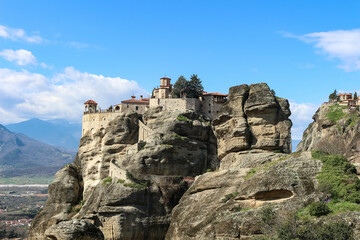 Heavenly Sanctuaries: Churches Perched on the Cliffs of Meteora, Greece