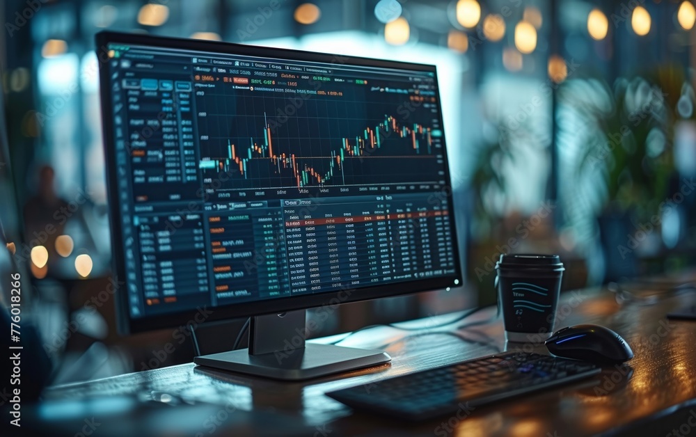Poster an expert financial analyst is examining the latest updates on central bank reserve holdings display