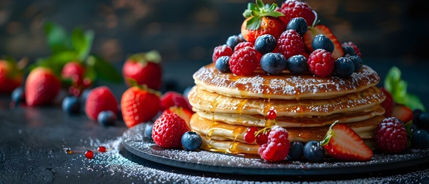 Embracing the Festivity: Joyful Pancake Day Celebration at Mardi Gras with Traditional Cuisine Delights. Concept Mardi Gras Celebration, Pancake Day, Traditional Cuisine, Festive Decor