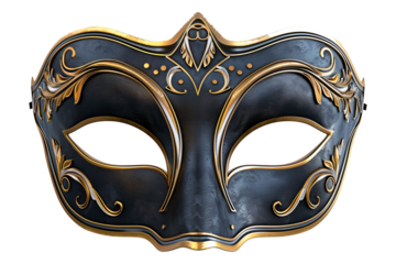 a masquerade mask on a transparent background in the style of superhero comic book art