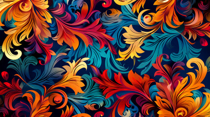 color pattern on background