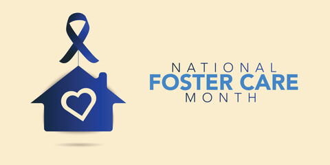 vector graphic of national foster care day good for national foster care day celebration. flyer design illustration. a time to recognize that we can each play a part in enhancing the lives of children