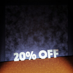 modern abstract discount or sale banner with empty space for copy or message. 
