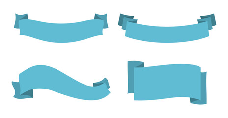 ribbon banner illustration template. banner vector template.