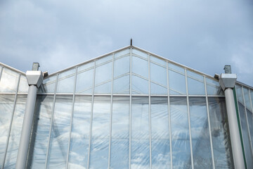 Fototapeta premium The modern details of vegetable greenhouses