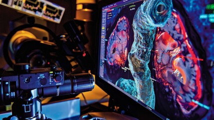 Automated image analysis for medical imaging  AI generated illustration