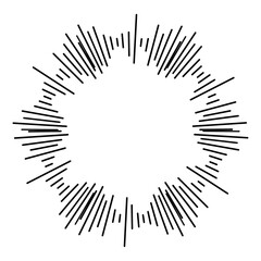 Circle audio waves set. Circular music sound graphic design collection. Round sound and radial radio equalizer. radio podcasts, music player, video editor, recorder. Vector illustration