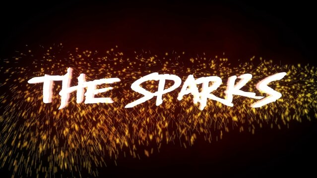 Powerful Electricity Sparks Movie Title Intro