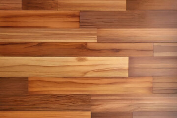 Brown parquet flooring laminate wood wall wooden plank board texture background with grains and structures