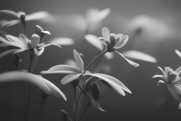 lily of the valley in the wind, generative ai