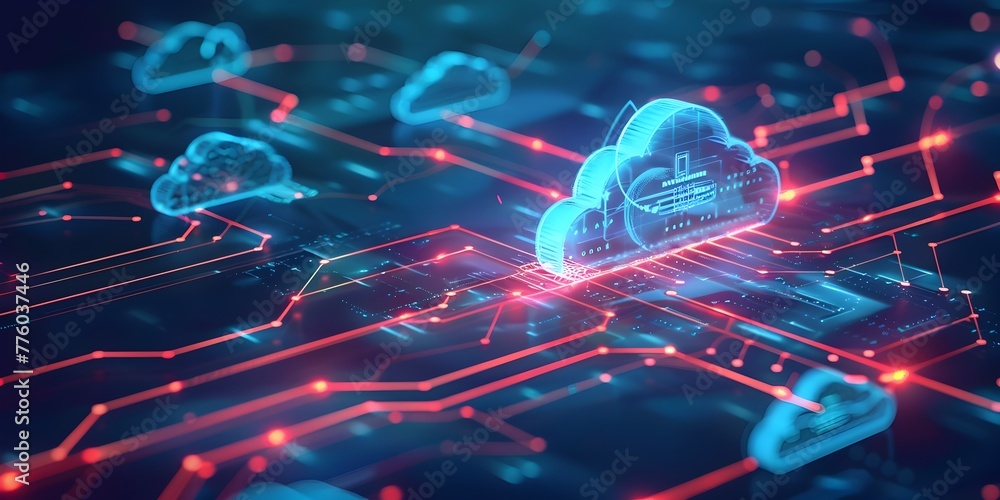 Poster seamless data synchronization across connected devices and cloud storage solutions