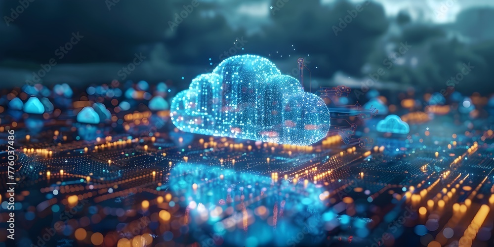 Poster private cloud network infrastructure for enterprise level digital transformation and secure data man