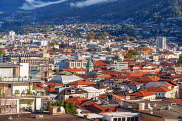 Lugano, Switzerland in Italian Switzerland - 776040029