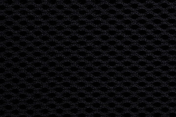 Black fabric with pattern a background or texture