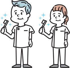 歯医者さんのイラスト