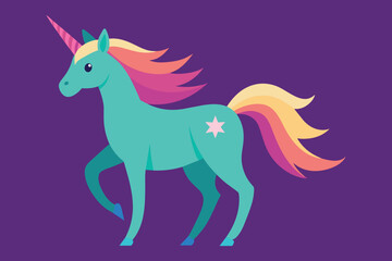 Unicorn Vector Illustration design