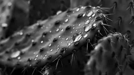 Rolgordijnen Canarische Eilanden close-up photo of cactus