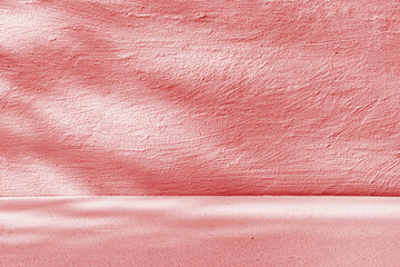 Salmon Pink Textured Plaster Wall Background