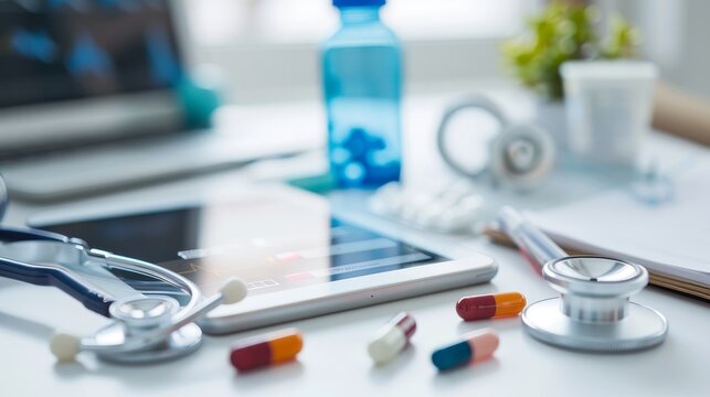 Innovating in the field of digital therapeutics for chronic disease management   AI generated illustration