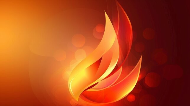 Pentecost Flames Minimalist illustrations of flames   AI generated illustration