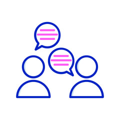Conversation Vector Icon