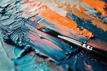 close up of brush