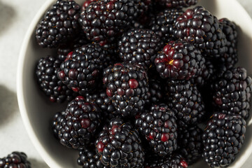 Organic Healthy Raw Blackberries