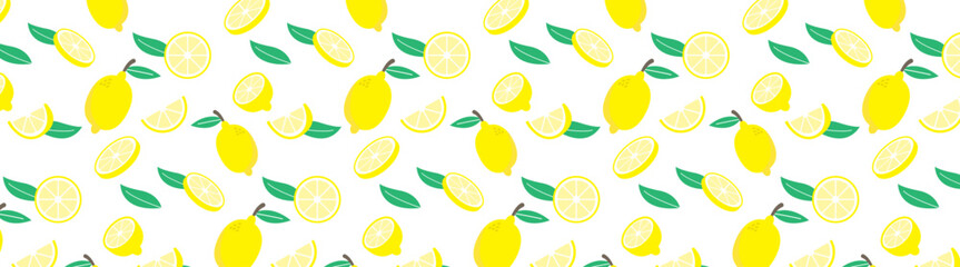 fresh and cute lemon seamless pattern, lemonaade background, summer fruit, sour fresh and natural wallpaper